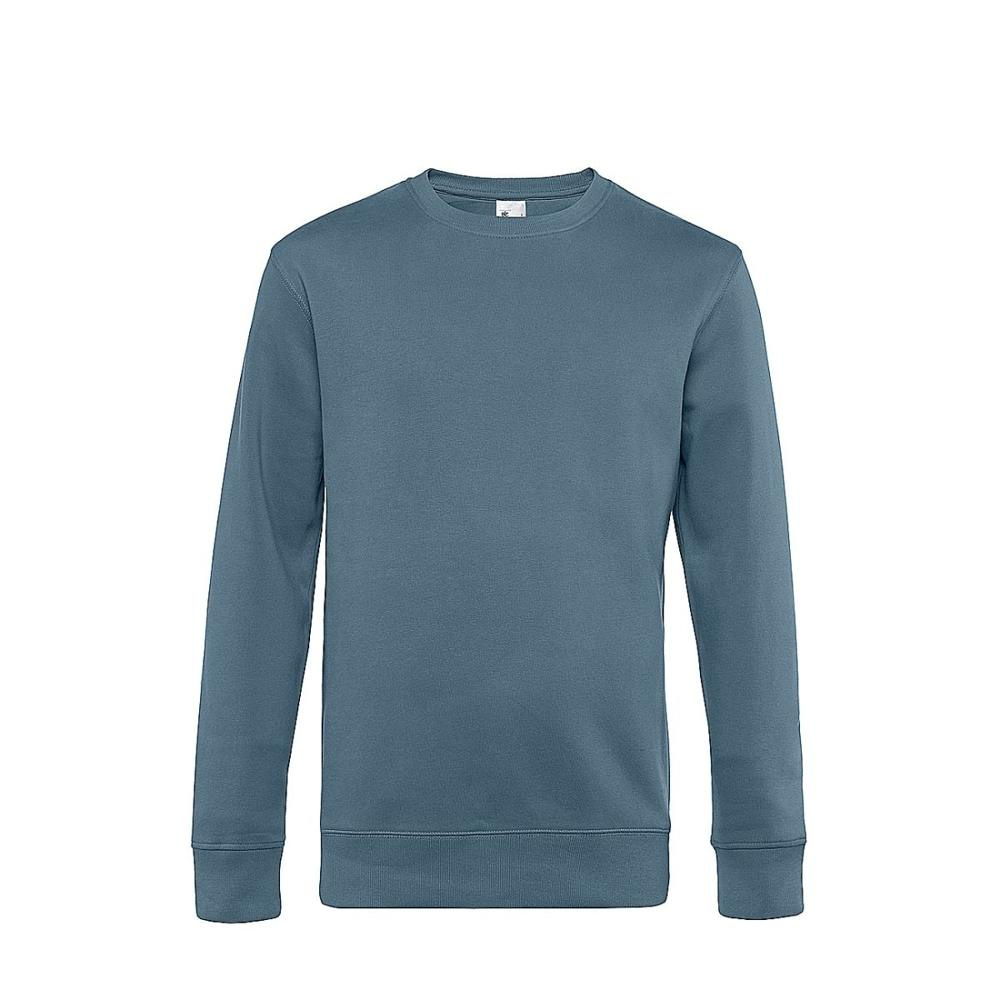 B&C WU01K Sweatshirt mit Rundhalsausschnitt - Blau (Nordic Blue), XS (1)
