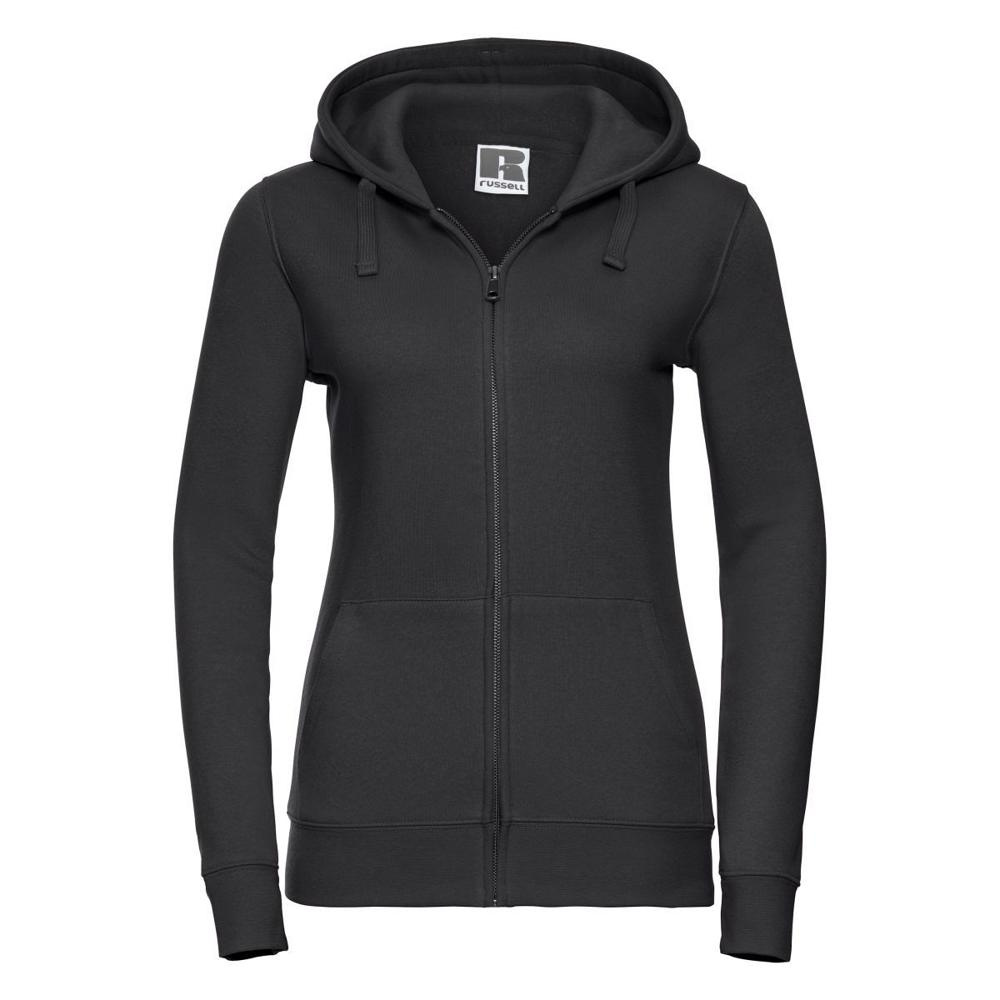 Russell 266F Damen-Kapuzen-Sweatjacke - Schwarz, XS (1)