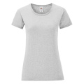 Fruit of the Loom 61-432-0 Damen-T-Shirt, Grau meliert