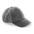Beechfield B655 Baseballcap, Schwarz (Vintage Black)