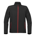 Stormtech KSB-1 Herren-Softshelljacke, Schwarz / Rot (Bright Red)