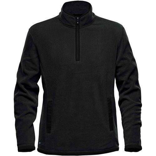 Stormtech FPL-1 Herren-Fleecepullover mit kurzem Reißverschluss - Schwarz, S