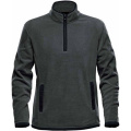 Stormtech FPL-1 Herren-Fleecepullover mit kurzem Reißverschluss, Grau (Graphite) / Schwarz