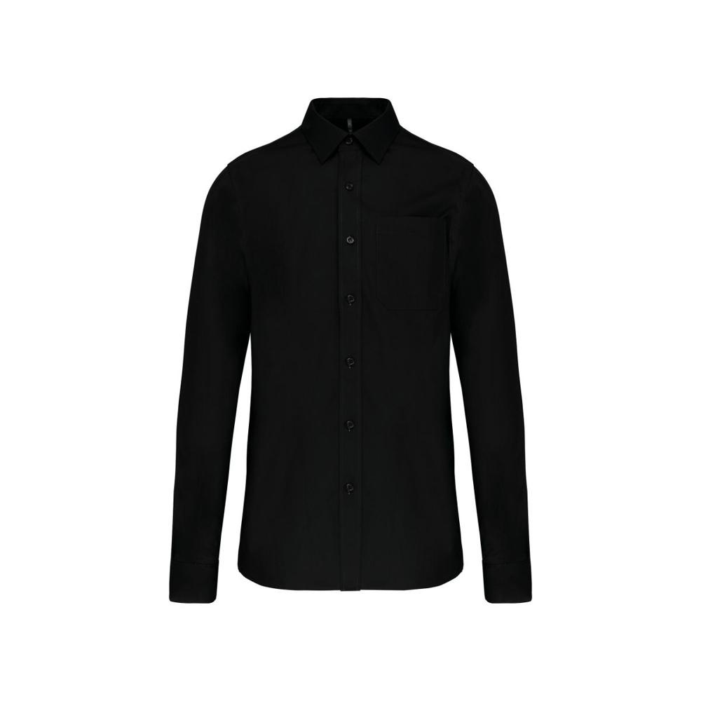 Kariban K541 Herren-Hemd, 125 g/m² - Schwarz, S (1)