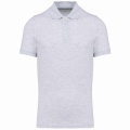 Kariban K241 Herren-Poloshirt, 220 g/m², Grau meliert (Ash Heather)