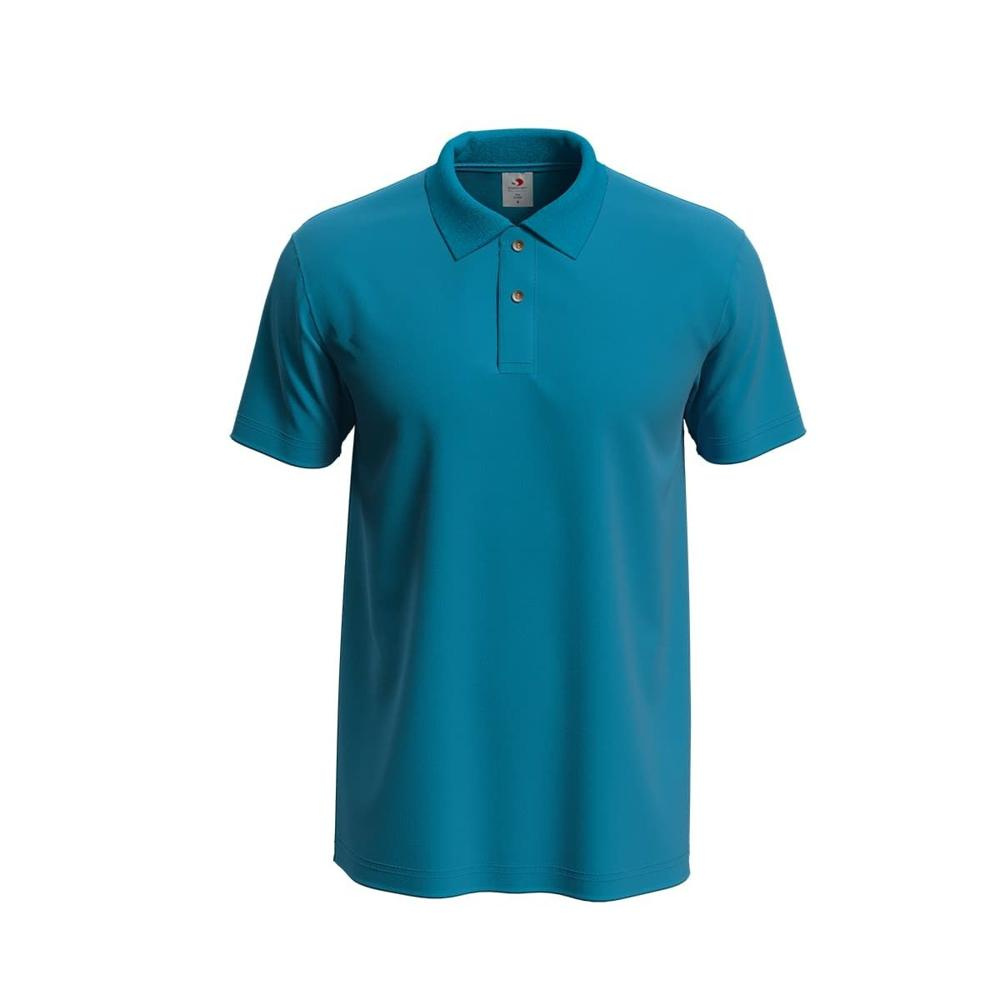Stedman ST3000 Herren-Poloshirt, 170 g/m² - Blau (Ocean Blue), S