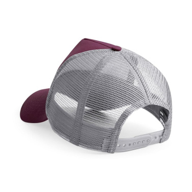 Beechfield B640 Trucker-Cap - Bordeaux / Hellgrau (2)