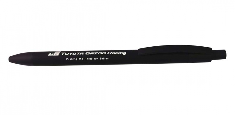Laser engraving Toyota Gazoo Racing logo pens