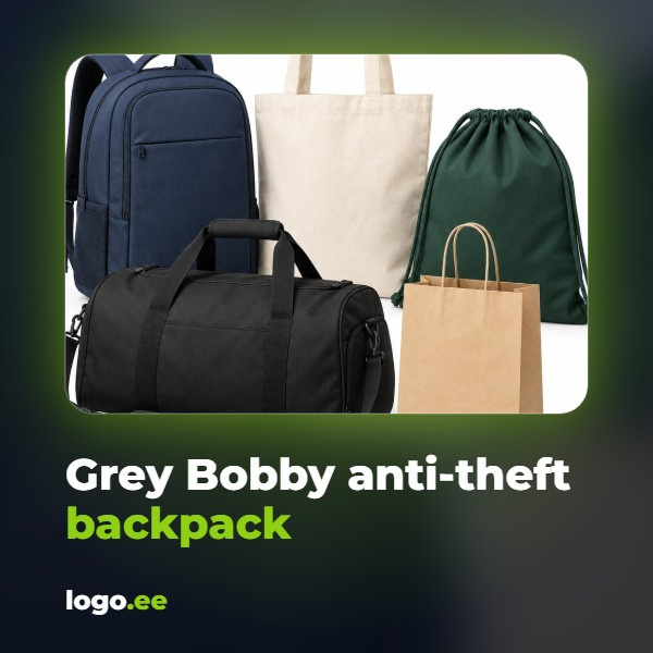 Grey Bobby anti-theft backpack