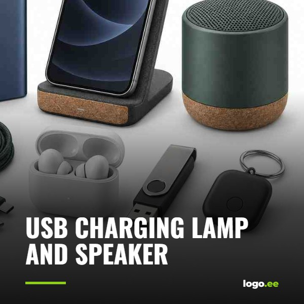 USB charging lamp and speaker
