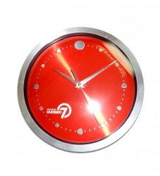 Wall clock with 7 O'clock news logo