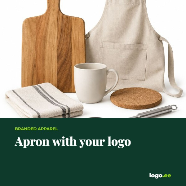Apron with your logo: choosing the best gift or workwear