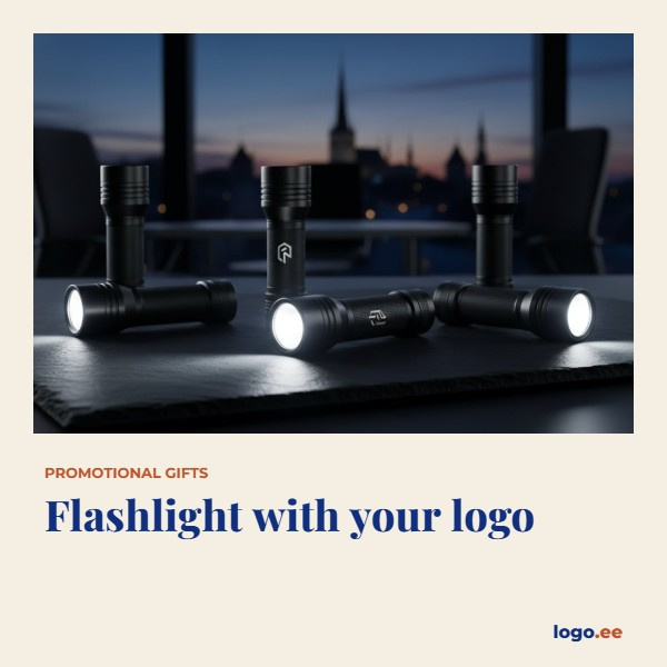 Flashlight with your logo: a practical and reliable promotional gift