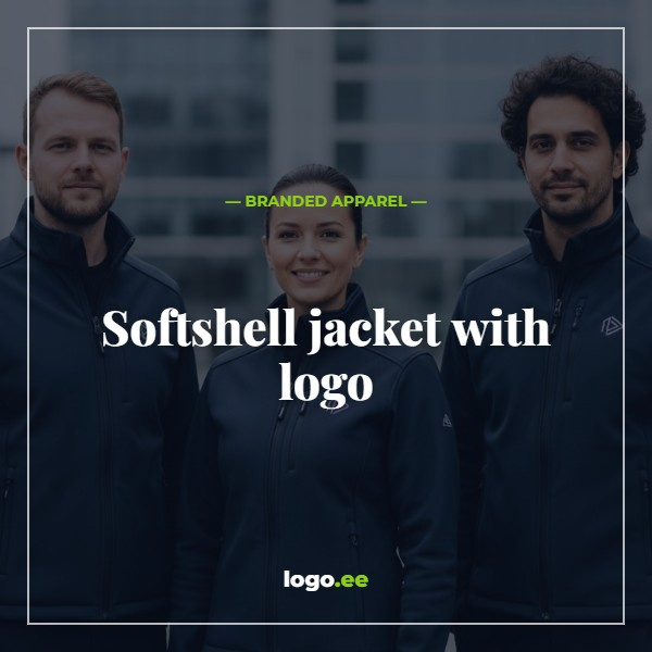 Softshell jacket with logo: a branded gift your team will wear
