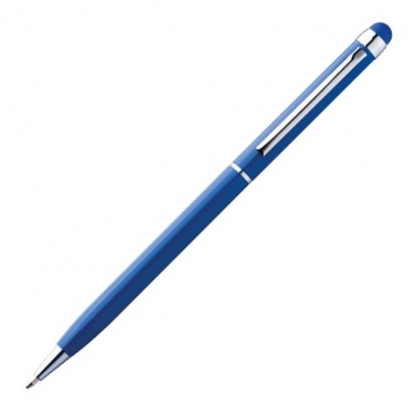 Logotrade corporate gift image of: Ball pen with touch pen 'New Orleans'  color blue