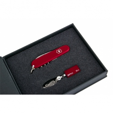 Logotrade advertising product image of: Giftset in red colour  8GB	color red