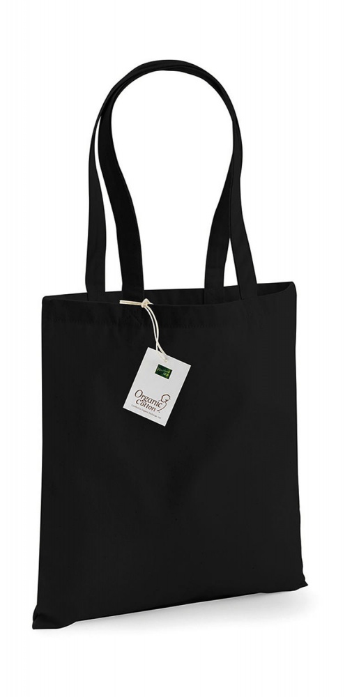 Logo trade promotional merchandise picture of: Shopping bag Westford Mill EarthAware black