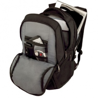 Logo trade promotional giveaways picture of: TRANSIT 16` computer backpack 64014010  color black