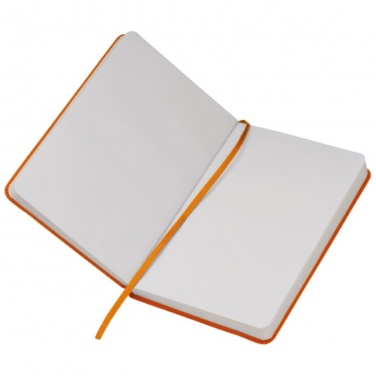 Logo trade promotional products picture of: Notebook A6 Lübeck, orange
