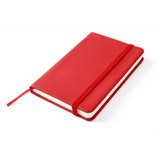 Logotrade promotional item picture of: Notebook A6 Lübeck, red