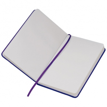 Logotrade corporate gift picture of: Notebook A6 Lübeck, purple