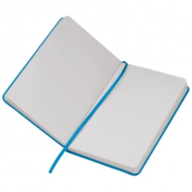 Logo trade advertising products picture of: Notebook A6 Lübeck, teal