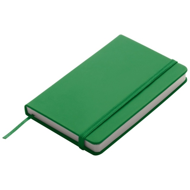 Logotrade business gift image of: Notebook A6 Lübeck, green