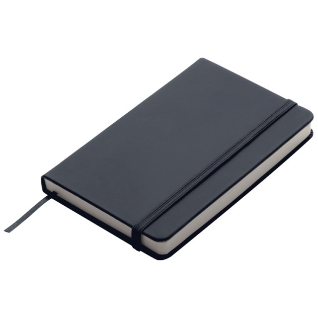 Logotrade promotional gift picture of: Notebook A6 Lübeck, black