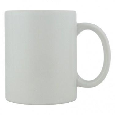 Logo trade promotional items image of: Ceramic mug Monza, white