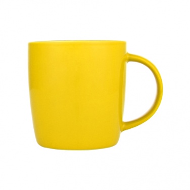 Logo trade corporate gifts picture of: Ceramic mug Martinez, yellow