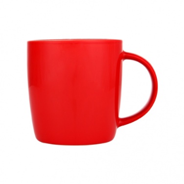 Logo trade promotional products image of: Ceramic mug Martinez, red