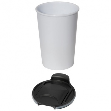 Logo trade advertising products image of: Plastic mug 'Istanbul'  color white