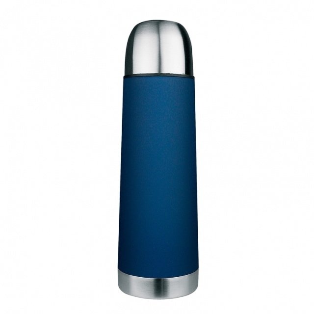 Logo trade advertising products picture of: Isolating flask ALBUQUERQUE  color blue