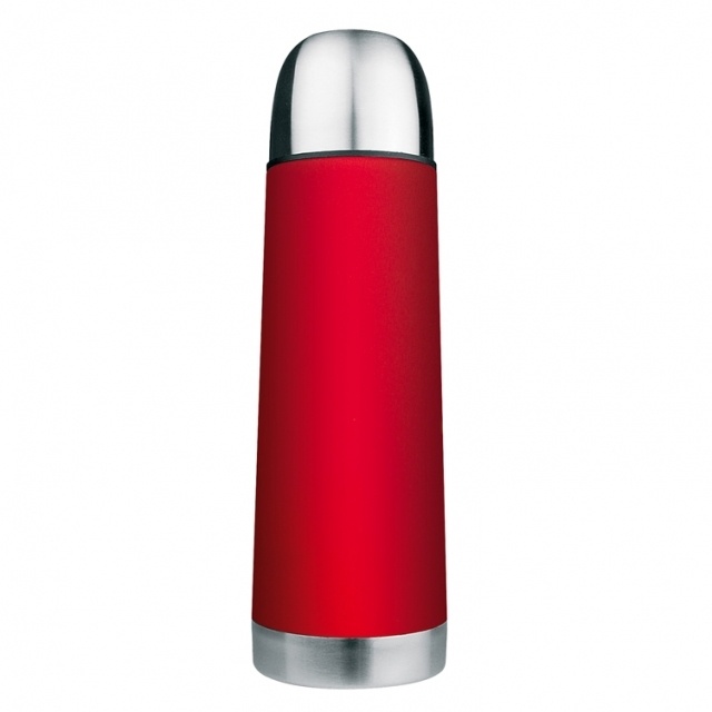 Logo trade promotional giveaways image of: Isolating flask ALBUQUERQUE  color red