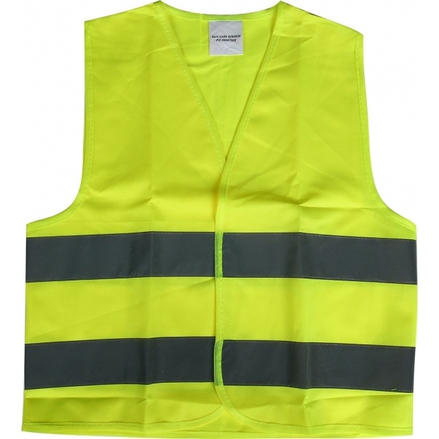 Logo trade business gift photo of: Children's safety jacket 'Ilo'  color yellow