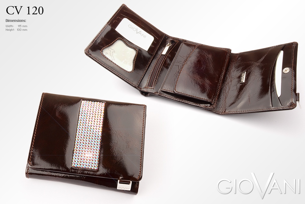 Logotrade promotional gift image of: Ladies wallet with Swarovski crystals CV 120