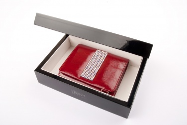 Logo trade promotional merchandise image of: Ladies wallet with Swarovski crystals CV 120