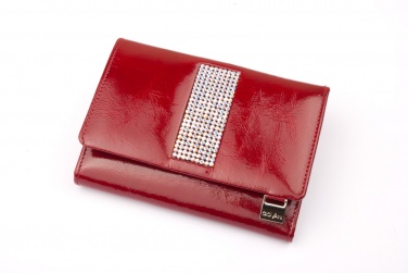 Logo trade promotional giveaways picture of: Ladies wallet with Swarovski crystals CV 130
