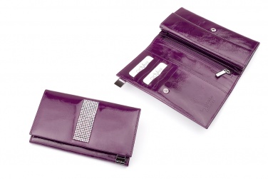 Logotrade promotional item image of: Ladies wallet with Swarovski crystals CV 140