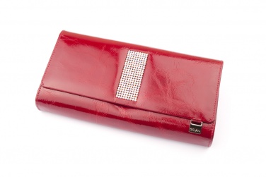Logo trade promotional giveaways image of: Ladies handbag / cosmetic bag with crystals CV 180