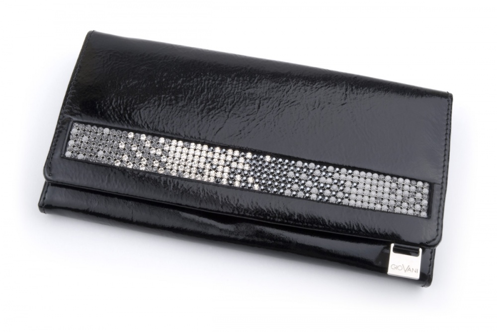 Logo trade promotional gifts picture of: Ladies wallet with Swarovski crystals DV 150