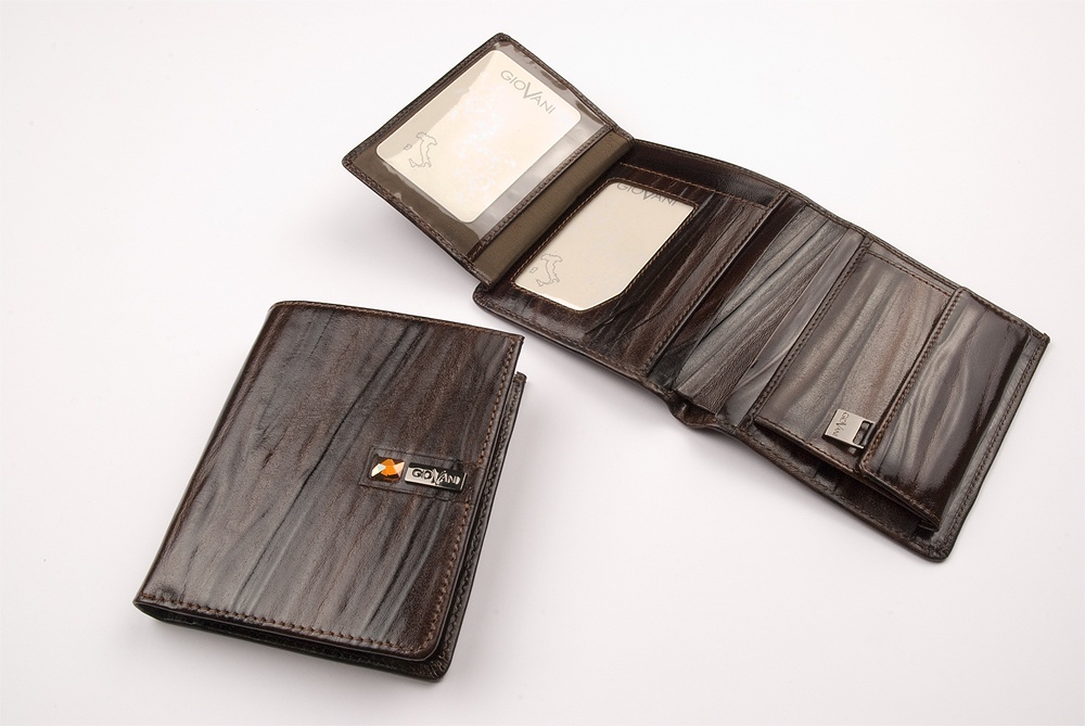 Logotrade promotional gift image of: Men wallet with Swarovski crystals AV 100