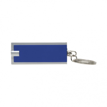 Logo trade advertising products picture of: Plastic key ring 'Bath'  color blue