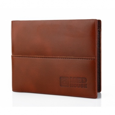 Logotrade promotional giveaway image of: Mens wallet Glendale, brown