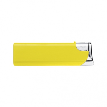 Logo trade promotional products image of: Electronic lighter 'Knoxville'  color yellow