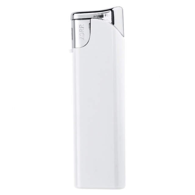Logo trade promotional products picture of: Electronic lighter 'Knoxville'  color white