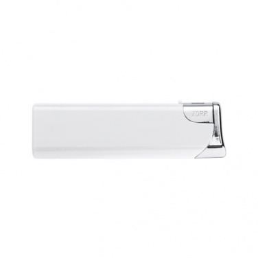 Logo trade promotional merchandise photo of: Electronic lighter 'Knoxville'  color white