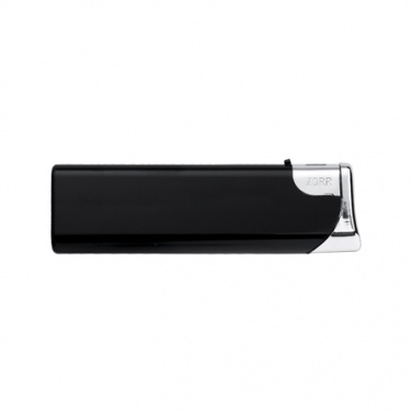 Logo trade promotional merchandise image of: Electronic lighter 'Knoxville'  color black
