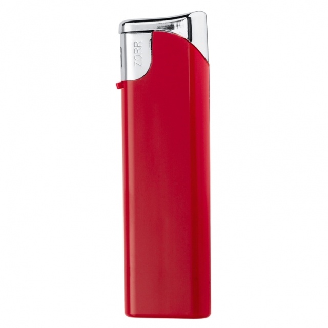 Logo trade advertising products picture of: Electronic lighter 'Knoxville'  color red
