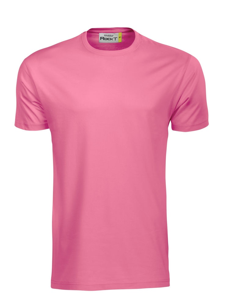 Logo trade corporate gifts image of: T-shirt Rock T pink
